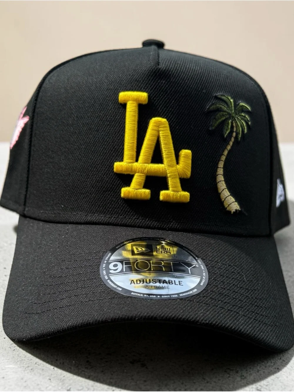 New Era LA Dodgers The Simpsons Bart Angel Black 9FORTY Adjustable Hat NWT